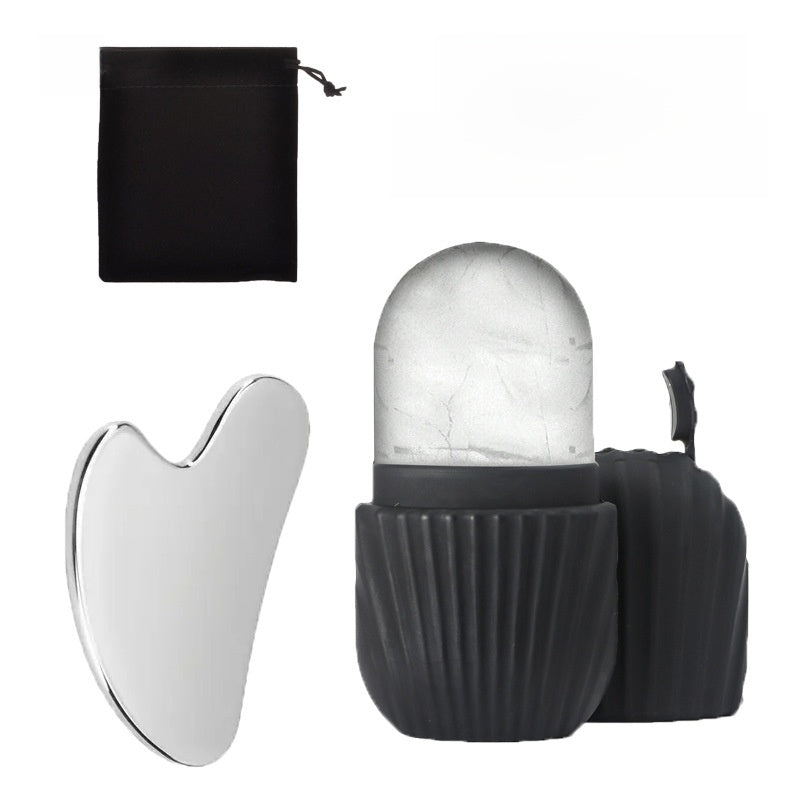 Silicone ice cube tray gua sha board