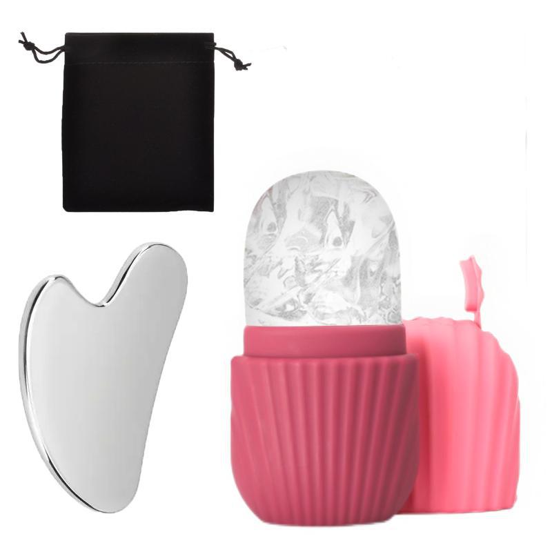 Silicone ice cube tray gua sha board