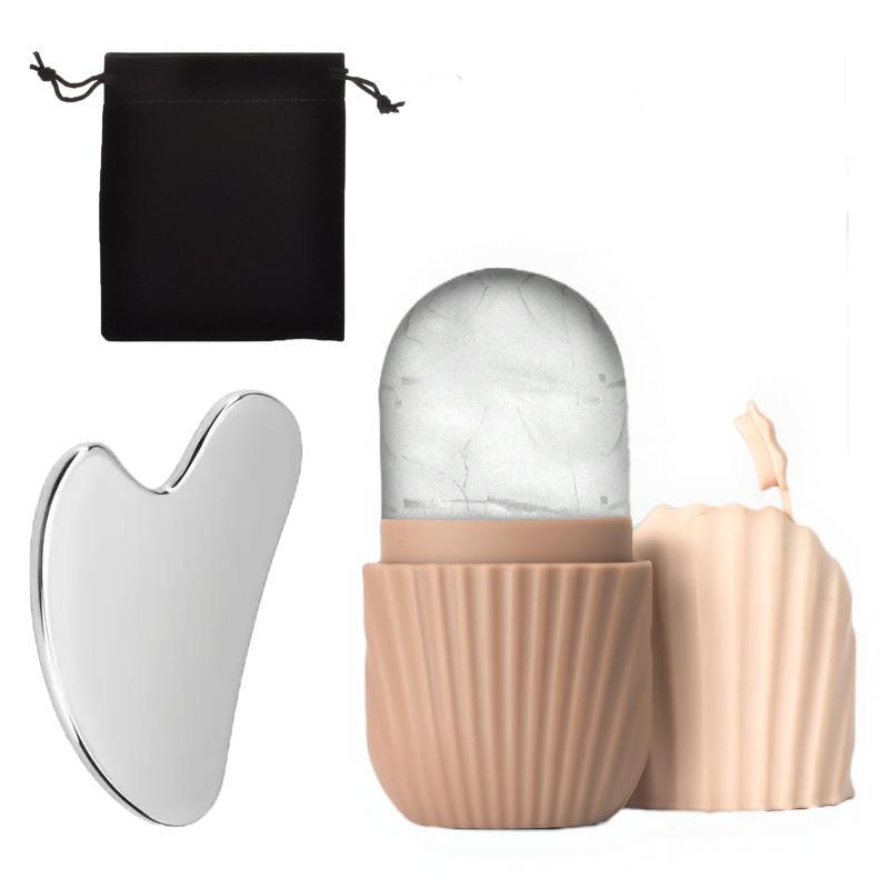 Silicone ice cube tray gua sha board