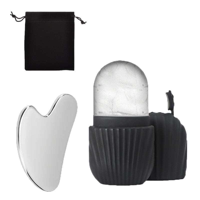 Silicone ice cube tray gua sha board